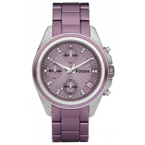 Klockarmband Fossil ES2916 Stål Lila 18mm